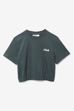 FILA Felicity Tee Shirts Navy,Womens Clothing | CA.SNLJQB825